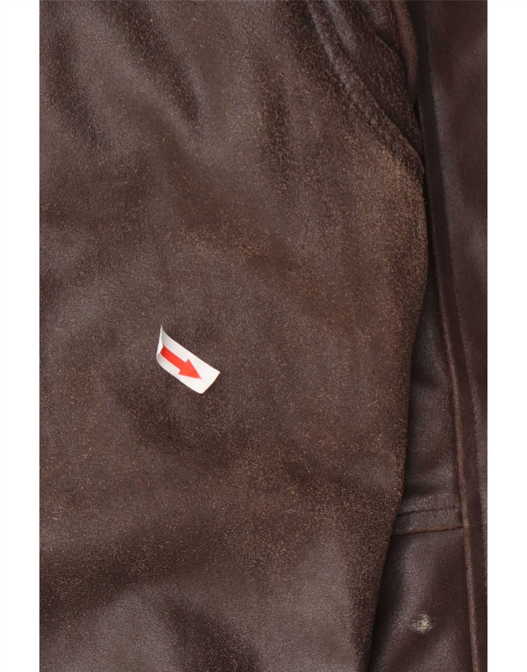 veste en cuir homme vintage UK 40 Grand Marron