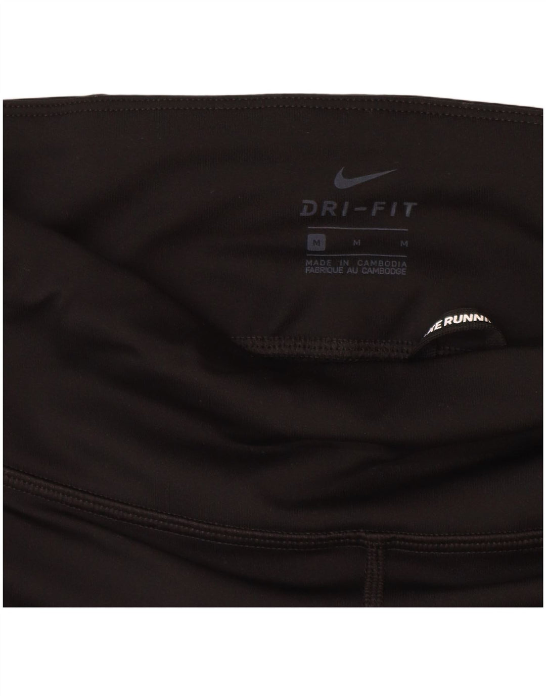 Nike Dame Dri Fit Capri Leggings UK 12 Medium Sort