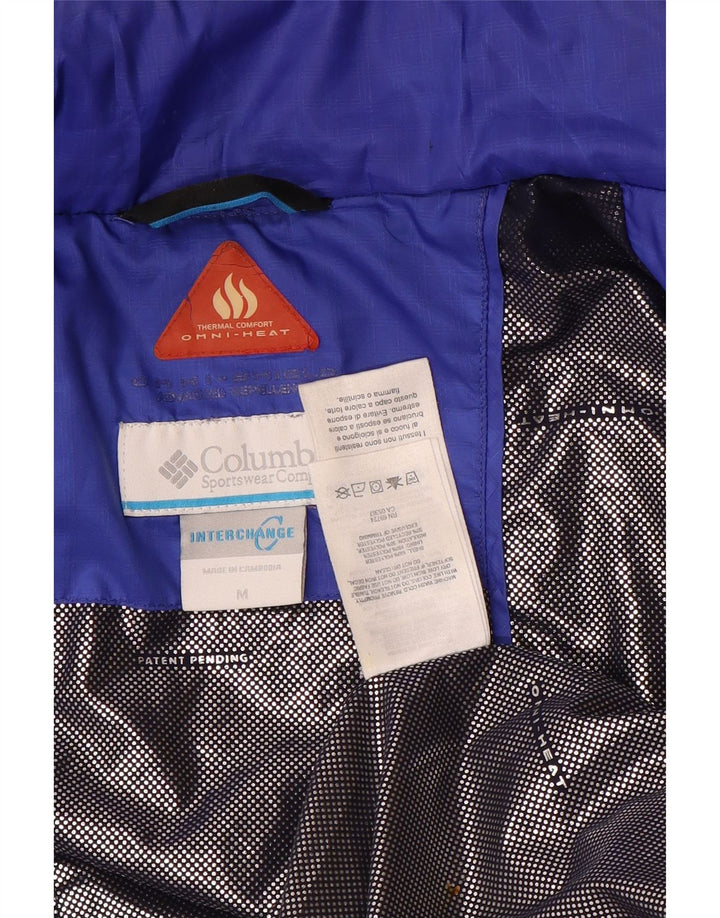 Columbia Veste matelassée Interchange Liner pour femme UK 14 Bleu moyen Polyester