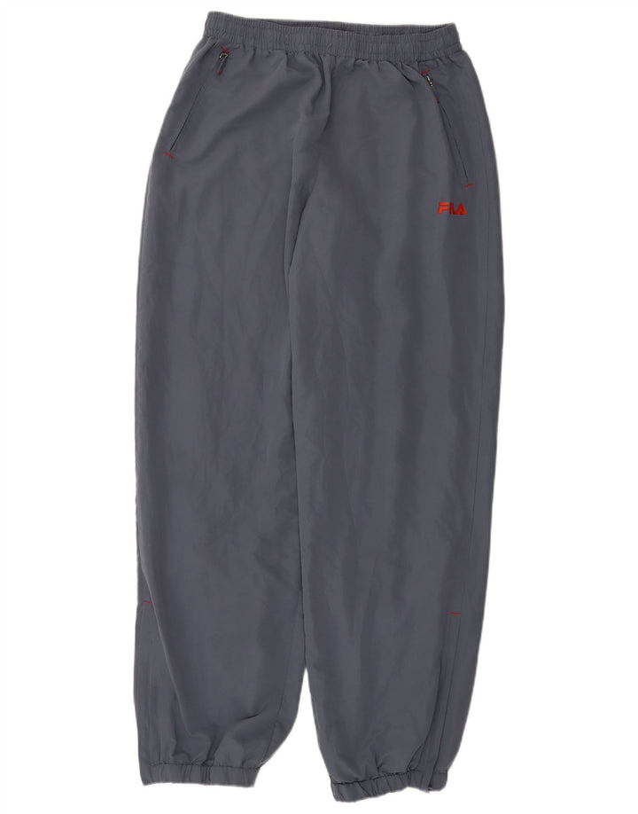 Fila Mens Graphic Tracksuit Trousers Joggers Large  Blue Polyester