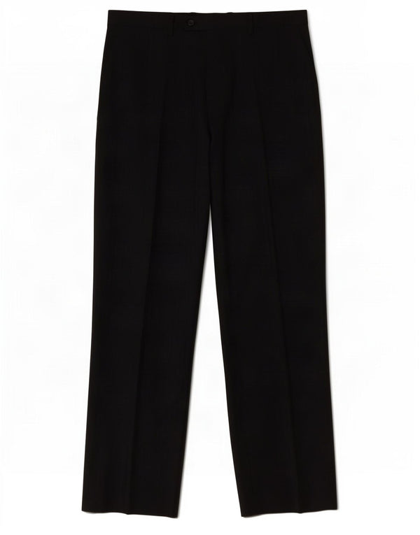 Carlo Pignatelli Mens Straight Suit Trousers W32 L32 Navy Blue Striped