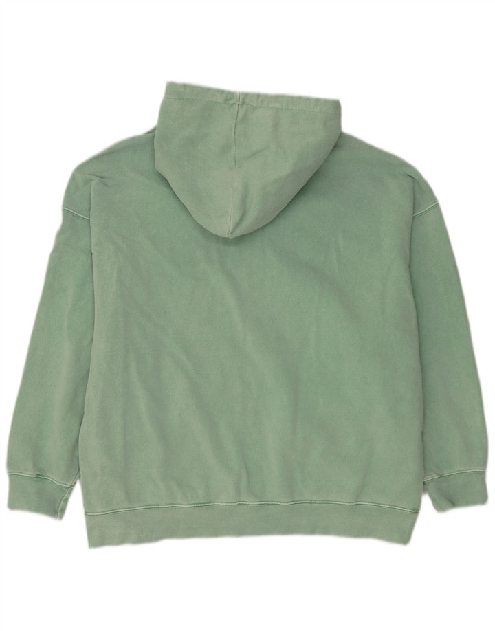 Maglione con cappuccio e zip oversize da donna Pull & Bear UK 14 Verde medio