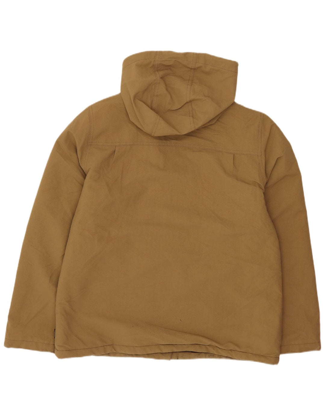 Vans Womens Oversized Hooded Utility Jacket UK 10 Small Brown Nylon