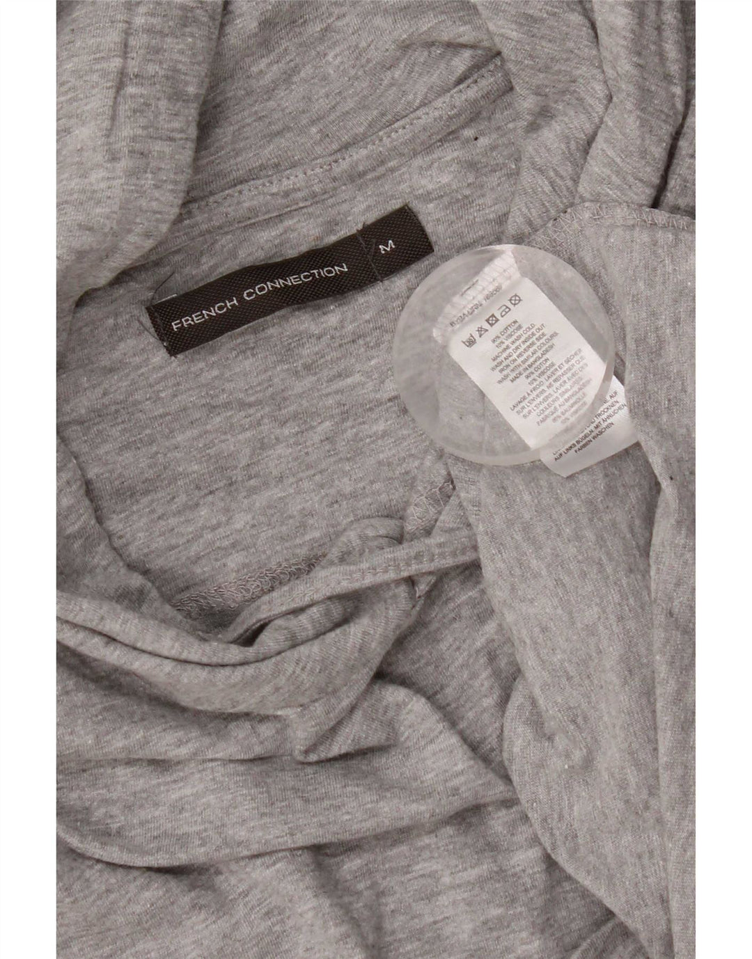 French Connection Mens Regular Fit Sweatshirt Jumper Medium Grey Cotton
