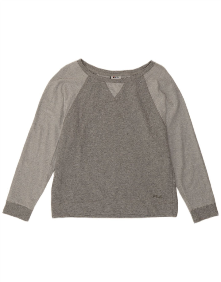 Γυναικεία φούτερ Fila Jumper UK 12 Medium Grey Colourblock