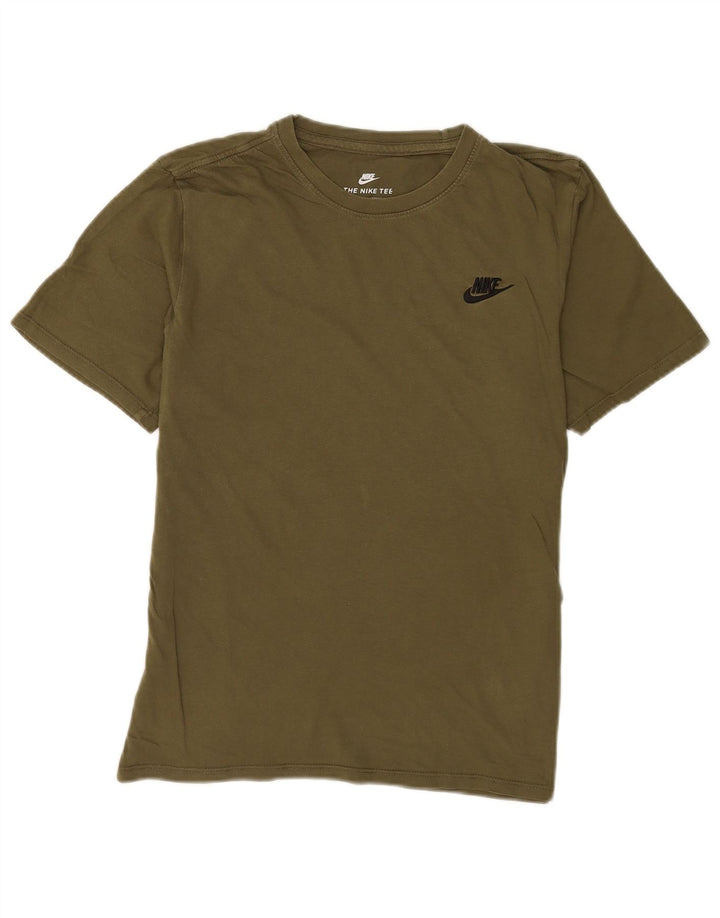 Nike Herren-T-Shirt mit athletischem Schnitt, mittlere Khaki-Baumwolle