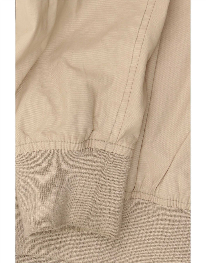 Schott Herre Military Bomber Jacket UK 38 Medium Beige Bomuld