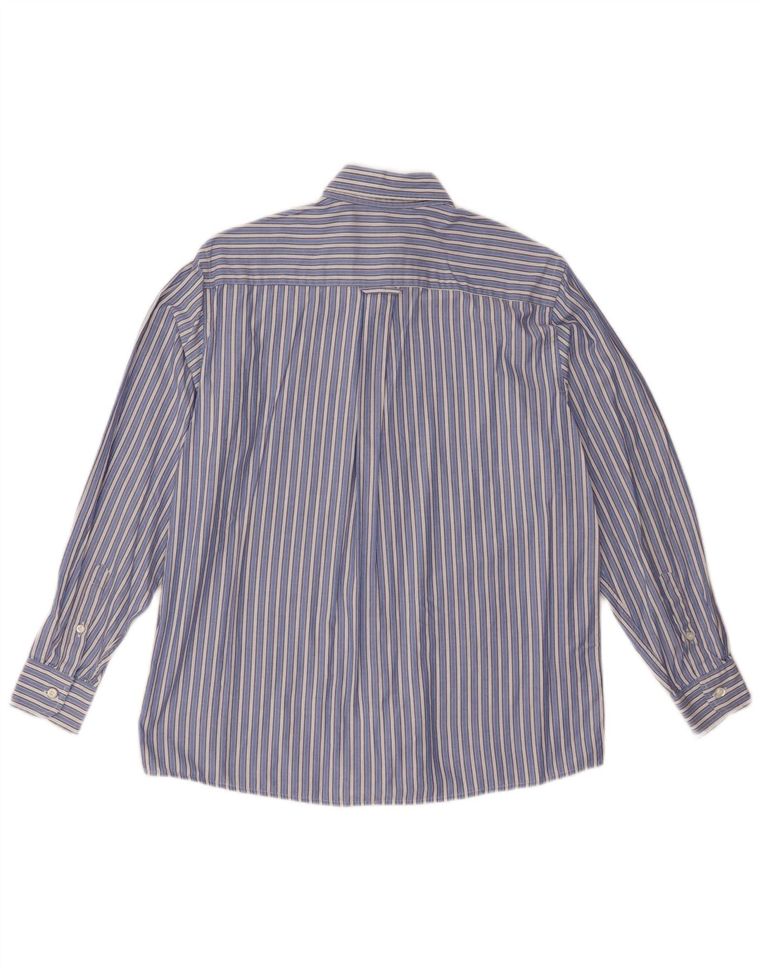 Fred Perry Boys Shirt 11-12 Years Blue Striped Cotton