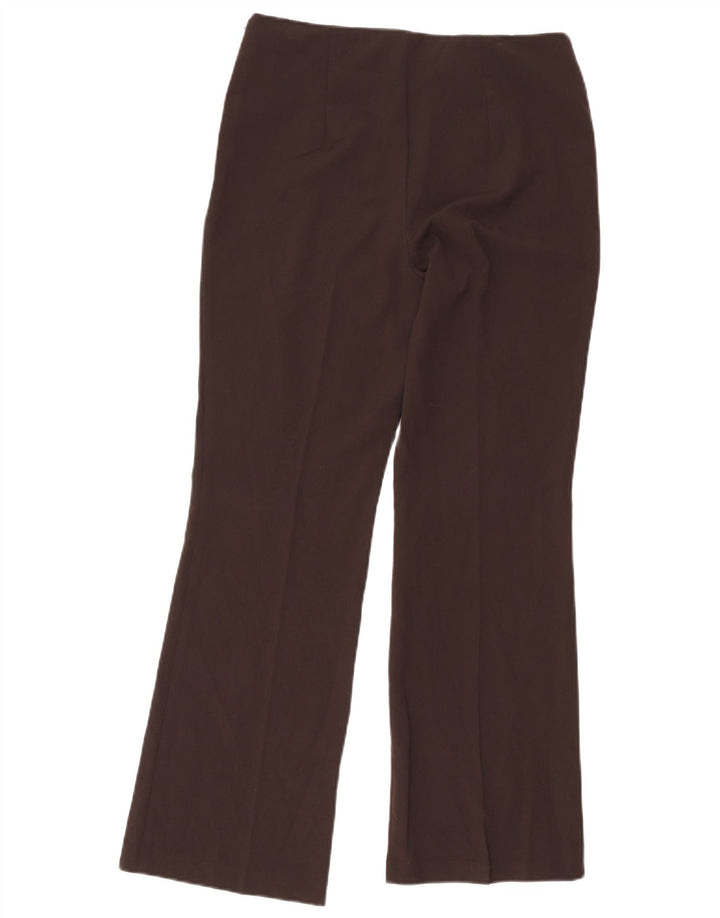 Marks & Spencer Womens Bootcut Casual Trousers UK 12 Medium W30 L29 Grey