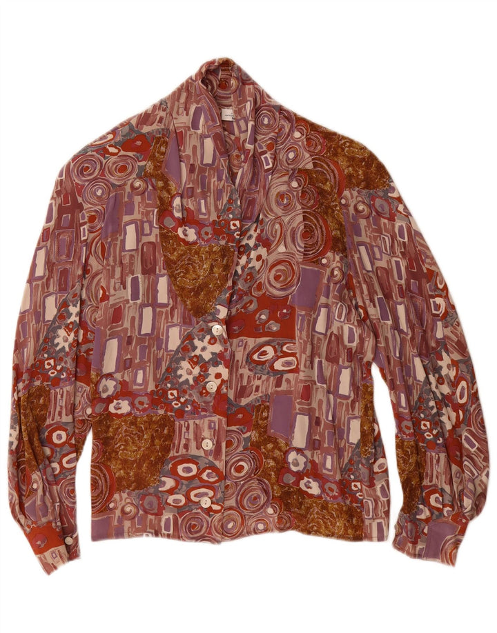 Fiorella Rubino Womens Shirt Blouse UK 8 Small Multicoloured
