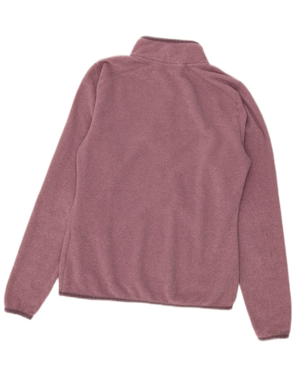 The North Face Damen Polartec Zip Neck Fleece Pullover UK 10 Small Burgund