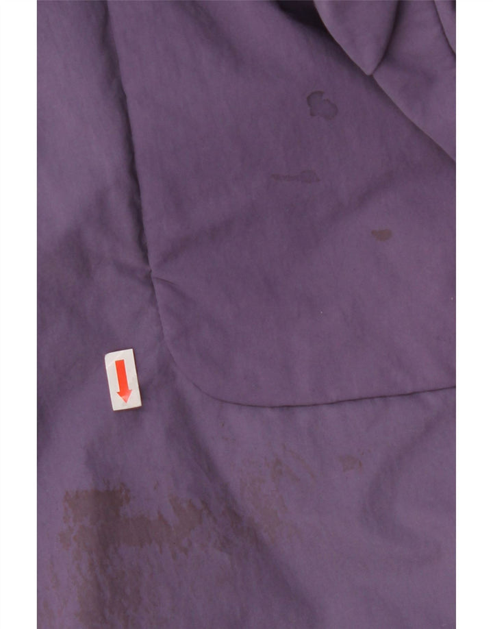 YESSICA Womens Oversized Hooded Windbreaker Coat EU 40 Medium Purple Vintage Yessica and Second-Hand Yessica from Messina Hembry 