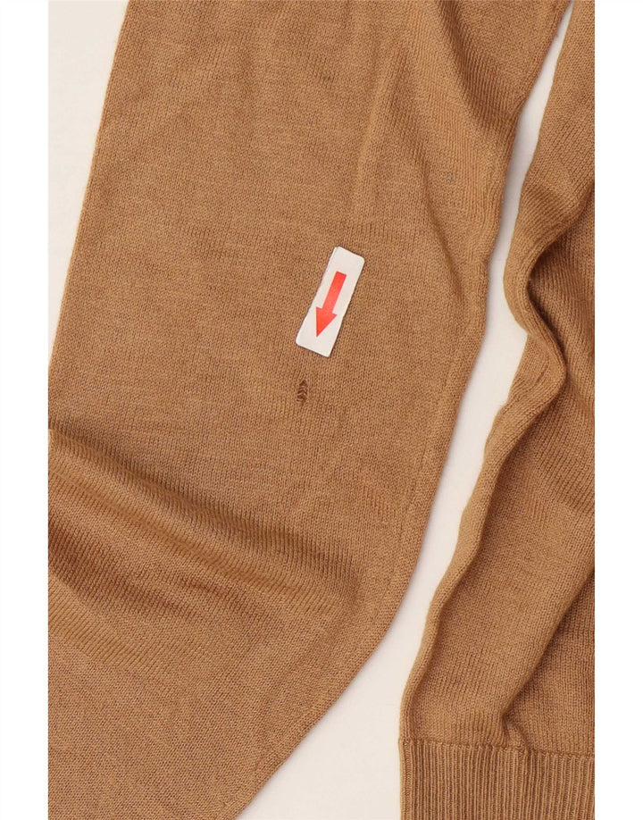 Zara Womens Turtle Neck Jumper Sweater UK 10 Small Beige
