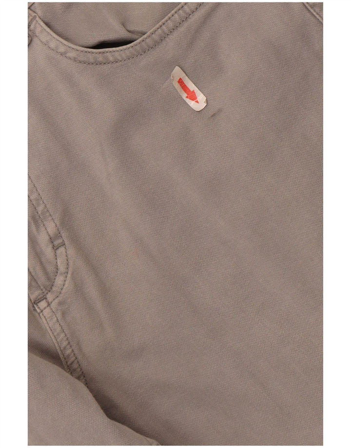 Massimo Dutti Mens Slim Fit Casual Trousers EU 40 Medium W32 L34 Grey
