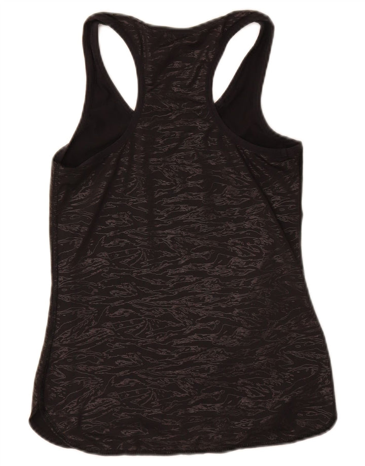 Champion kvinders abstrakt mønster vest top UK 4 XS Sort