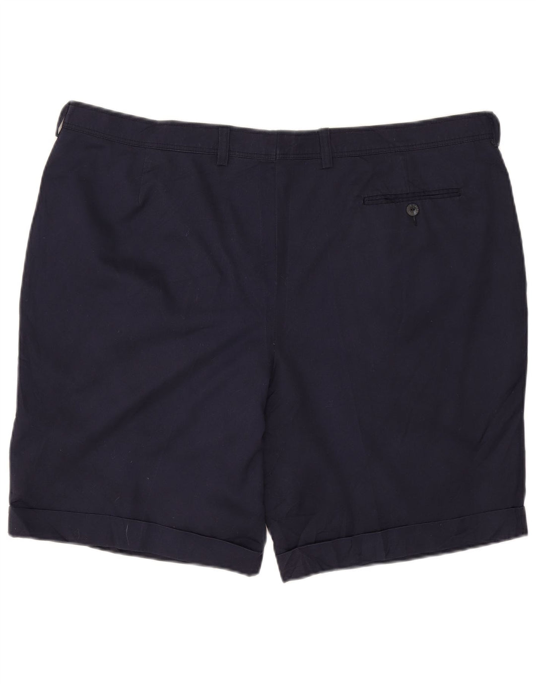 Lacoste Mens Chino Shorts IT 54 2XL W42 Navy Blue Polyester