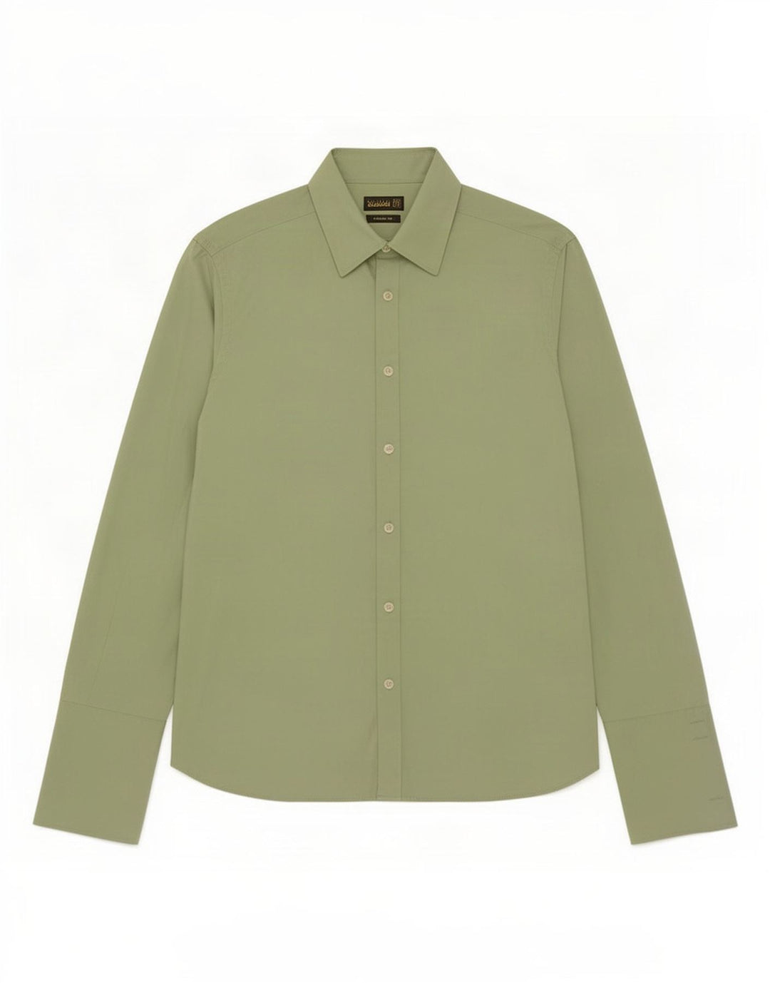Ted Baker Mens Formal Shirt Size 15 1/2 39 Medium Green Cotton