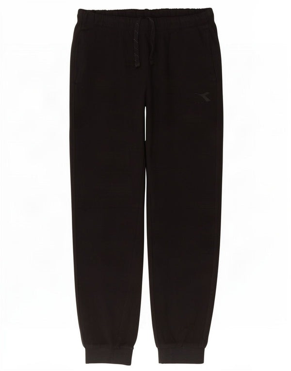 Diadora Mens Tracksuit Trousers Joggers Medium Black