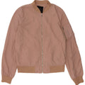 Zara Γυναικείο Oversized Bomber Jacket UK 6 XS Pink Polyester