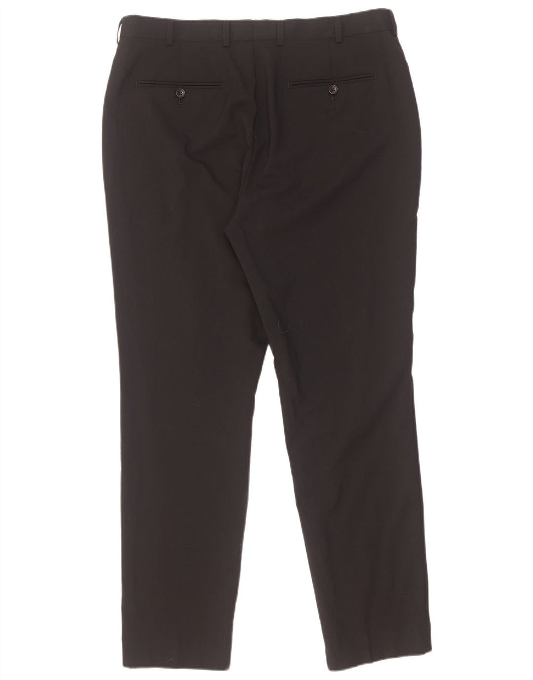French Connection Mens Slim Fit Suit Trousers W36 L31 Black Polyester