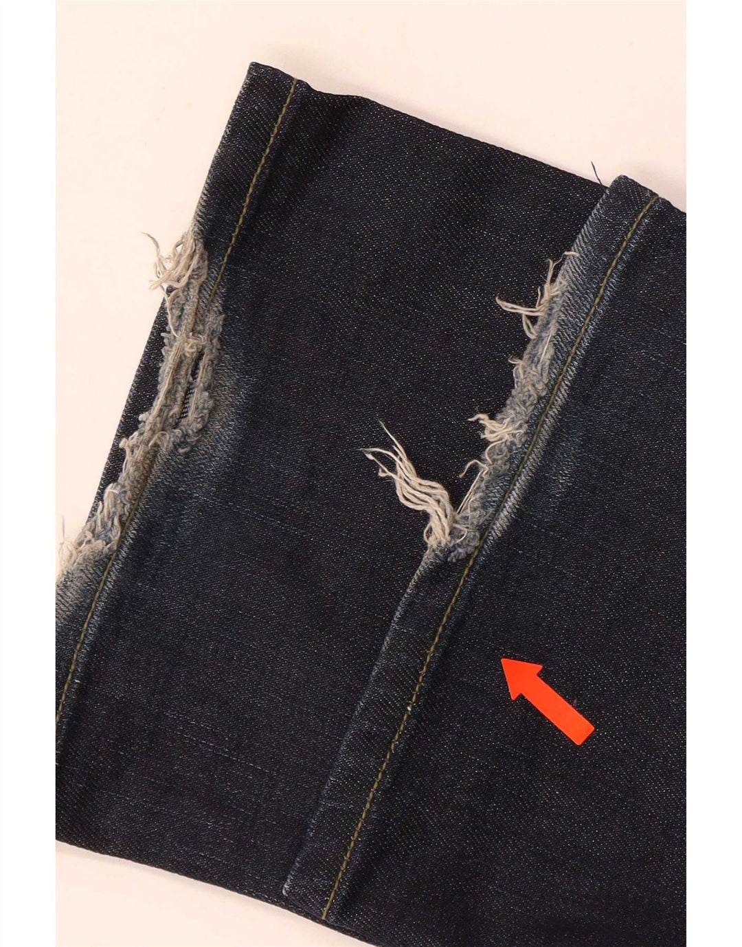 Diesel Womens Bootcut Jeans W32 L34 Navy Blue Cotton