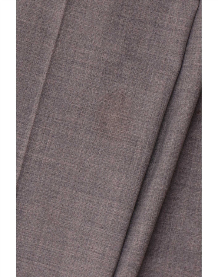 Marks & Spencer Mens Straight Suit Trousers W40 L29 Grey Polyester