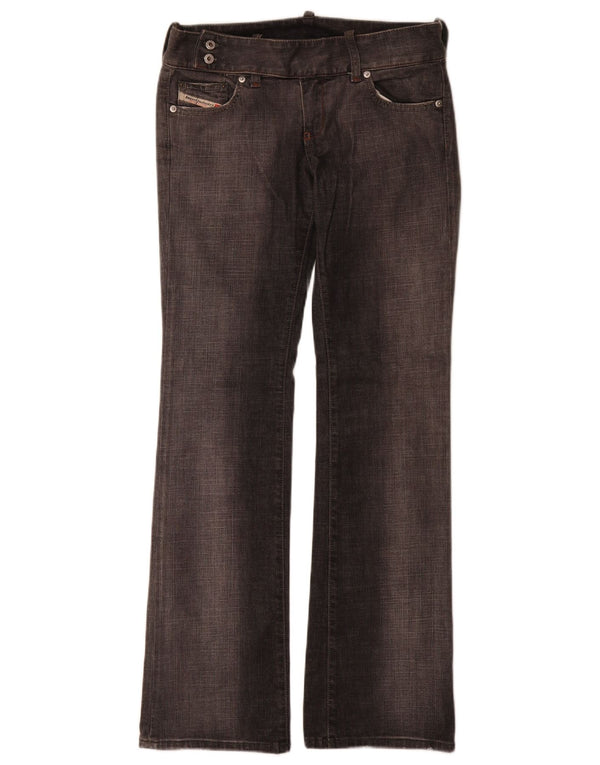 Jeans Bootcut da donna Diesel W28 L32 cotone grigio