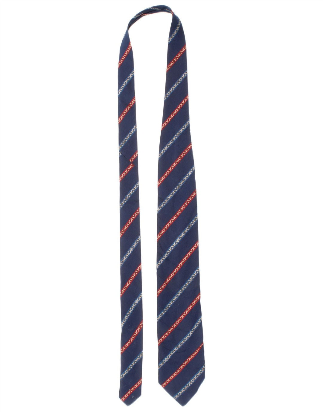 Cravatta Uomo Givenchy Taglia Unica Seta Blu a Righe Classica