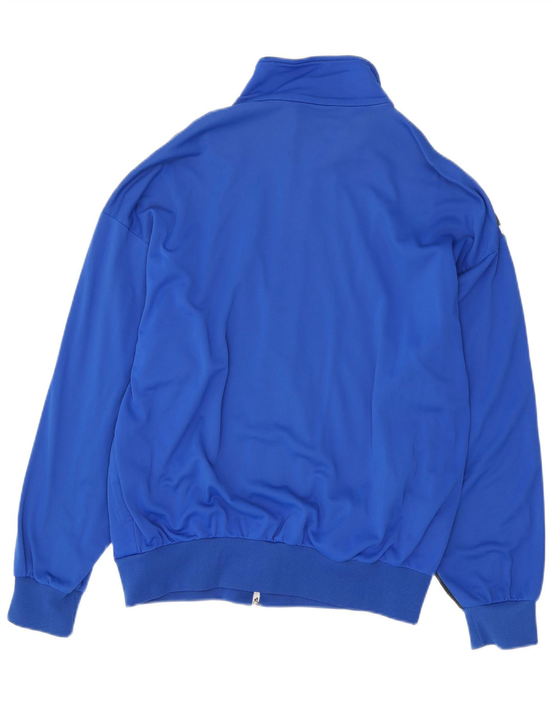 SPALDING Mens Graphic Tracksuit Top Jacket Large Blue Colourblock