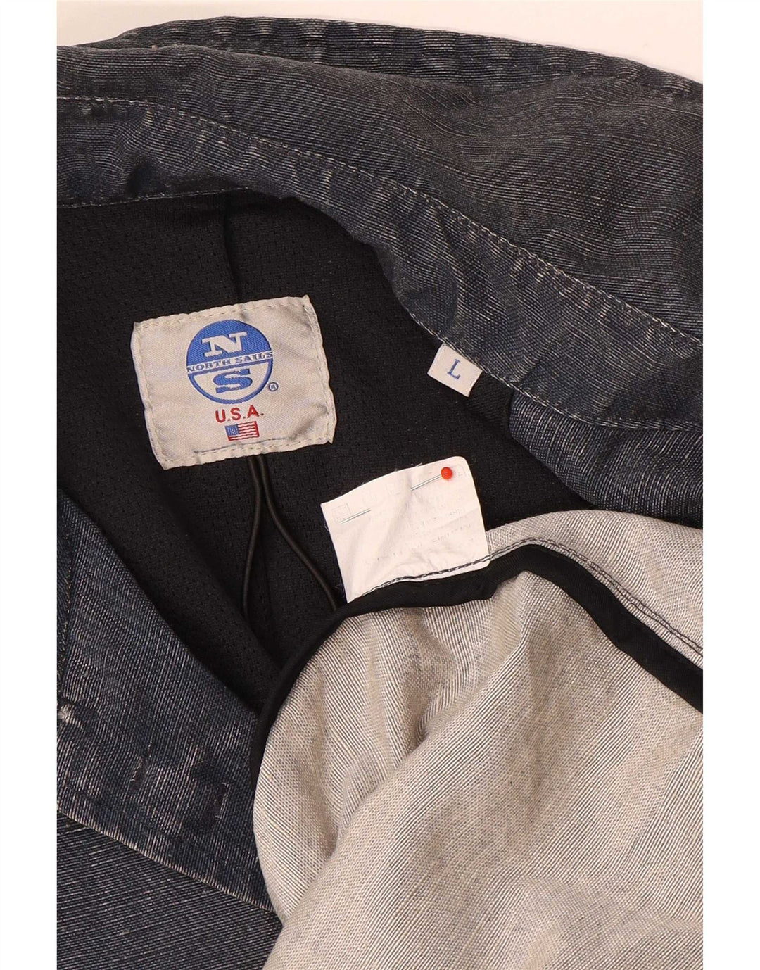 North Sails Mens Windbreaker Coat UK 40 Large Blue