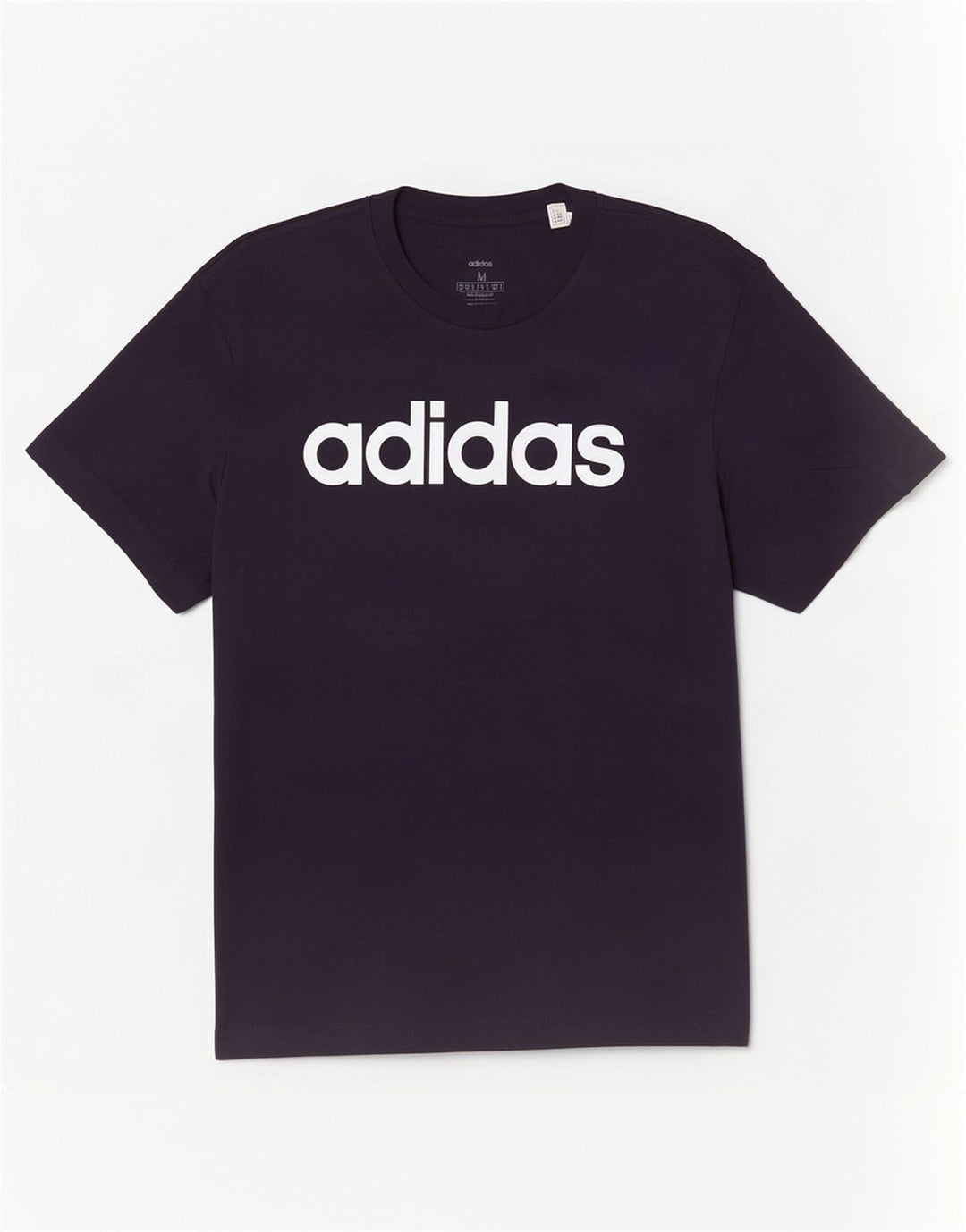 Adidas Mens Graphic T-Shirt Top Medium Navy Blue Cotton