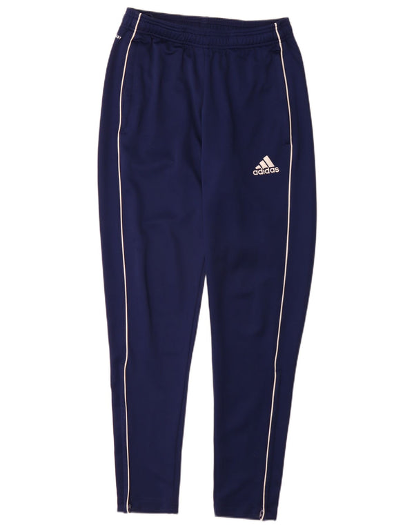 Pantaloni da tuta Adidas Aeroready da uomo piccoli in poliestere blu navy