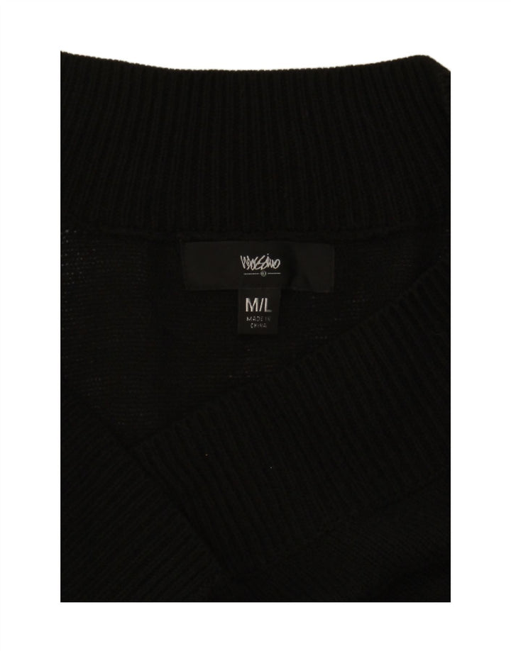 MOSSIMO Womens Oversized Poncho Jumper UK 14 Medium Black Vintage Mossimo and Second-Hand Mossimo from Messina Hembry 