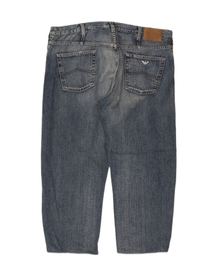 ARMANI Mens Cropped Jeans W40 L24 Blue Cotton Vintage Armani and Second-Hand Armani from Messina Hembry 