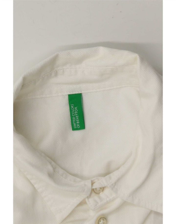 Benetton Mens Shirt Small White