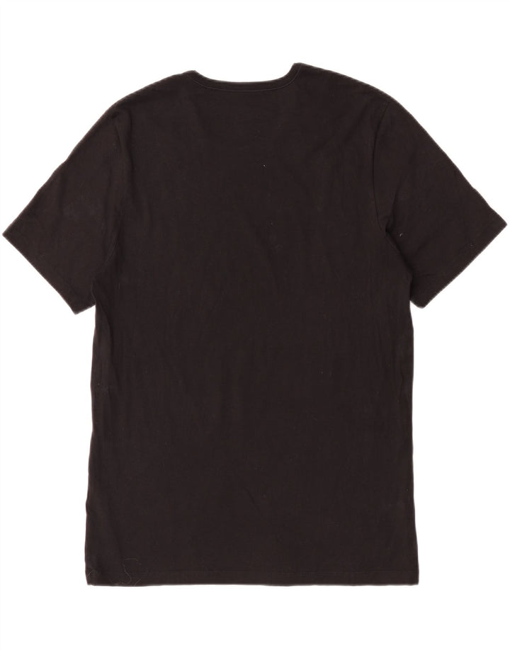 Hugo Boss Mens T-Shirt Top Large Black Cotton