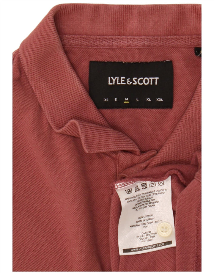 Lyle & Scott herre poloshirt Medium Maroon