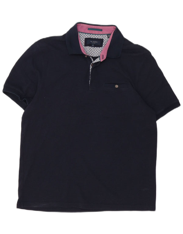 Ted Baker Polo Homme Taille 5 XL Bleu Marine