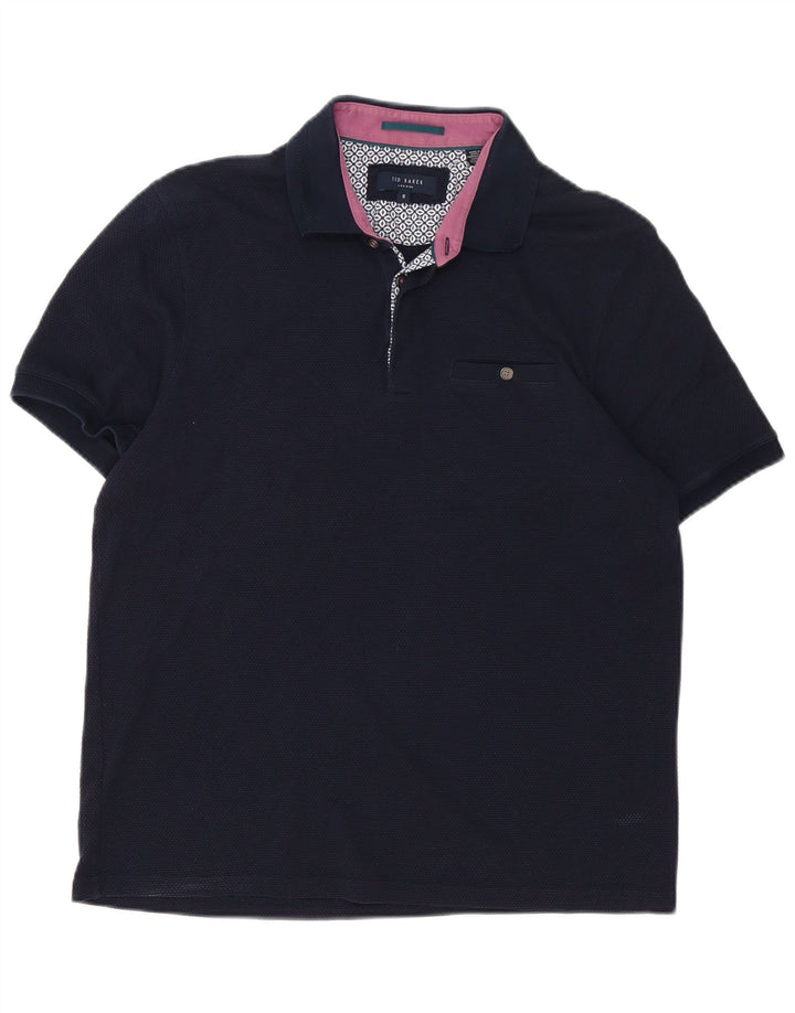 Ted Baker Polo Homme Taille 5 XL Bleu Marine