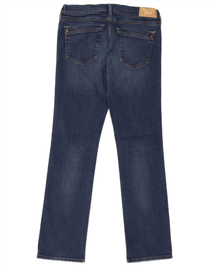Diesel Dame Ronhoir Regular Bootcut Jeans W31 L30 Blå Bomuld