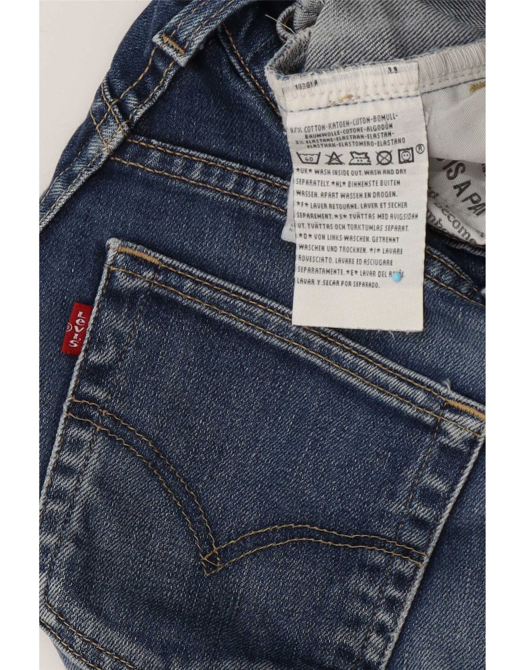 Levi's Jeans Bootcut para mujer W27 L32 Algodón azul