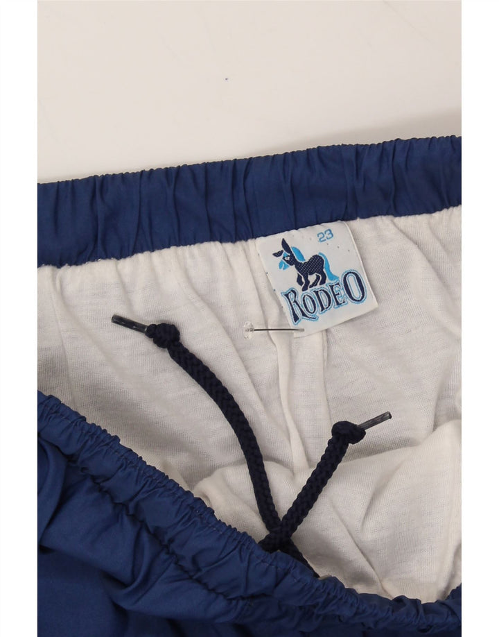 RODEO Mens Tracksuit Trousers Joggers Large  Blue Polyamide Vintage Rodeo and Second-Hand Rodeo from Messina Hembry 