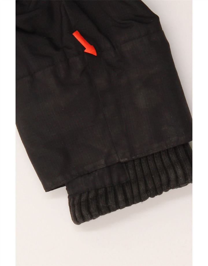 Superdry Mens Graphic Hooded Windbreaker Jacket UK 38 Medium Black Nylon