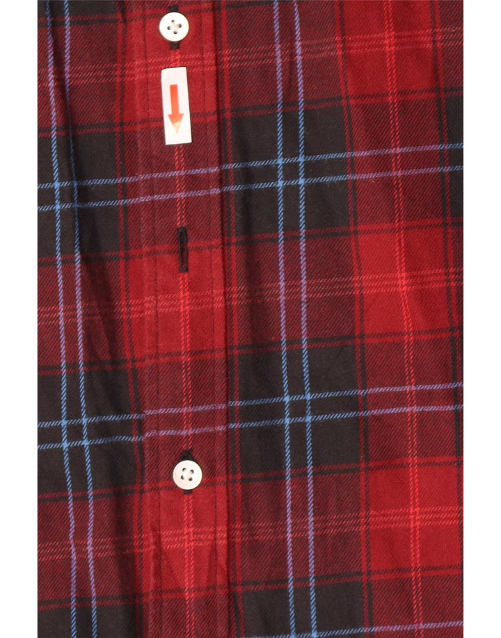 Levi's Chemise Flannel Homme Rouge à Carreaux Large Coton