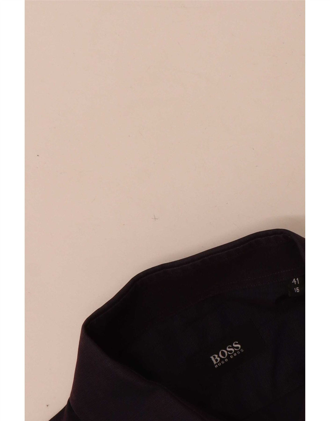 Hugo Boss Mens Shirt Size 41 16 Large Purple Cotton