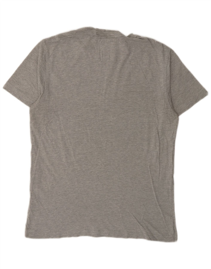 Crew Clothing Mens T-Shirt Top Large Grey Cotton
