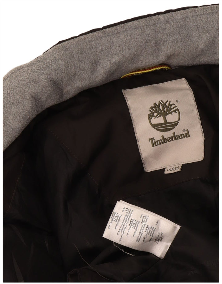 Timberland Boys Padded Jacket 9-10 Years Black Polyester