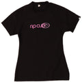 Rip Curl T-shirt graphique pour femme US 12 Large Noir Polyamide