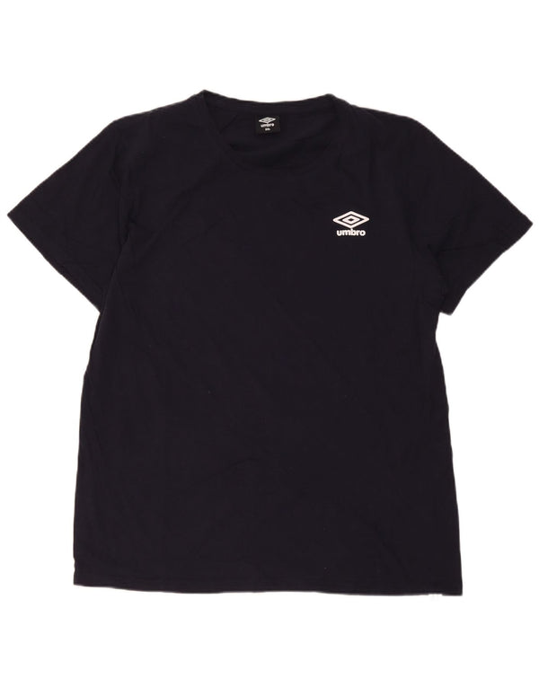 T-shirt da uomo Umbro Top 2XL in cotone blu navy