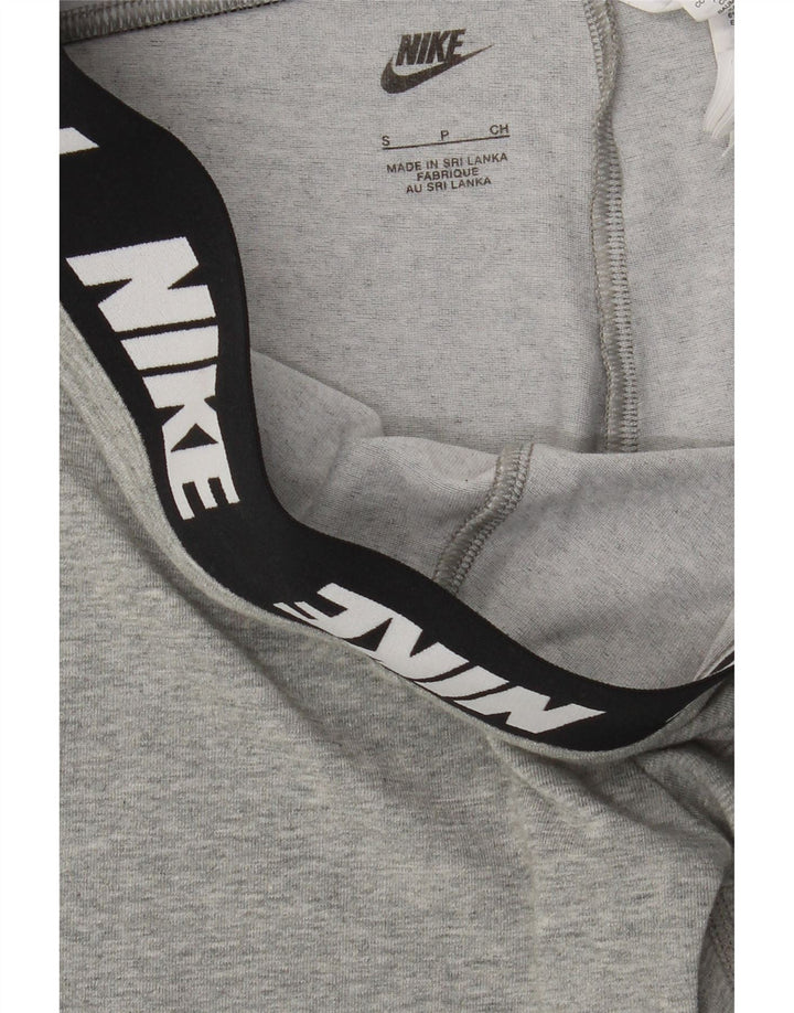 NIKE Womens Graphic Leggings UK 10 Small Grey Cotton Vintage Nike and Second-Hand Nike from Messina Hembry 